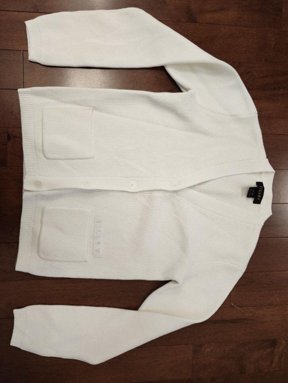 Tilley Milano Cardigan women's cotton long sleeve button up in size XS
